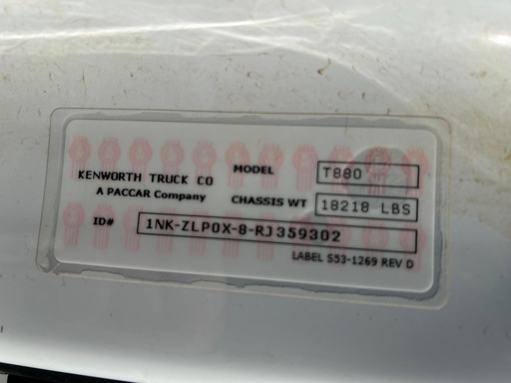 2024 KENWORTH T880 9045929295 2024 KENWORTH T880 9045929295