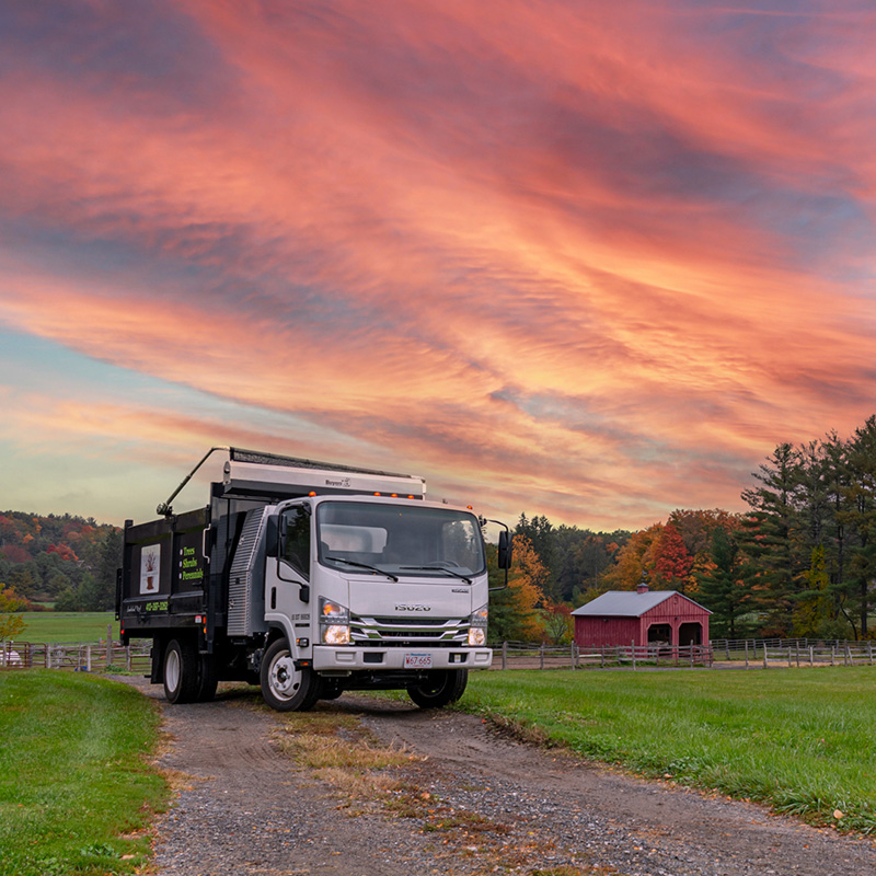 Isuzu Truck at Sunset