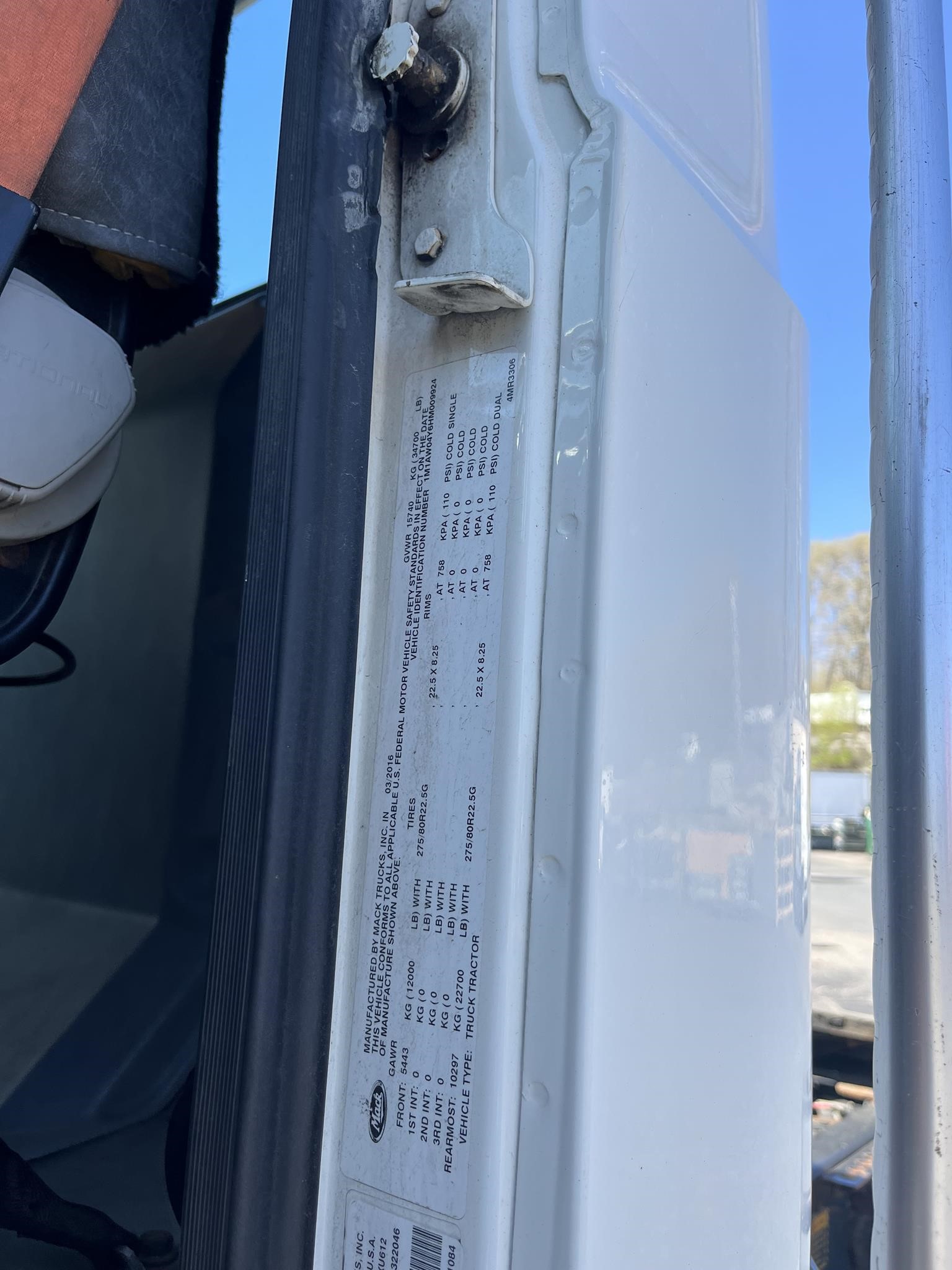 2017 MACK PINNACLE CXU612 - image 6 of 6