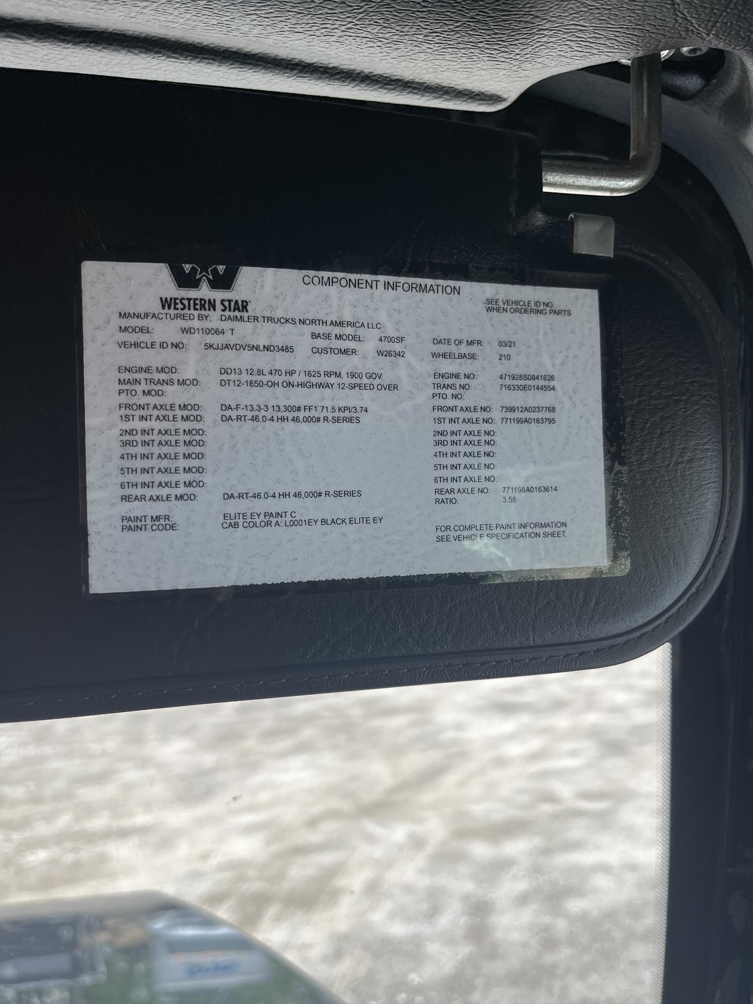 2022 WESTERN STAR 4700SF 9068610836 2022 WESTERN STAR 4700SF 9068610836