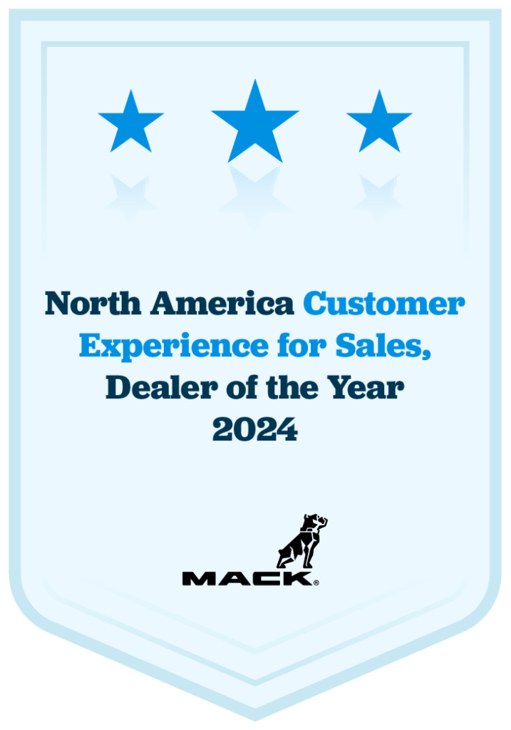 Mack North America Customer Experience for Sales, Dealer of the Year 2024