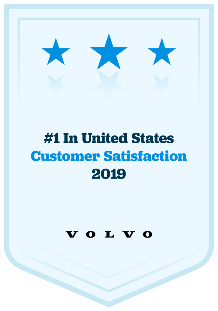 Volvo #1 in United States Customer Satisfaction 2019