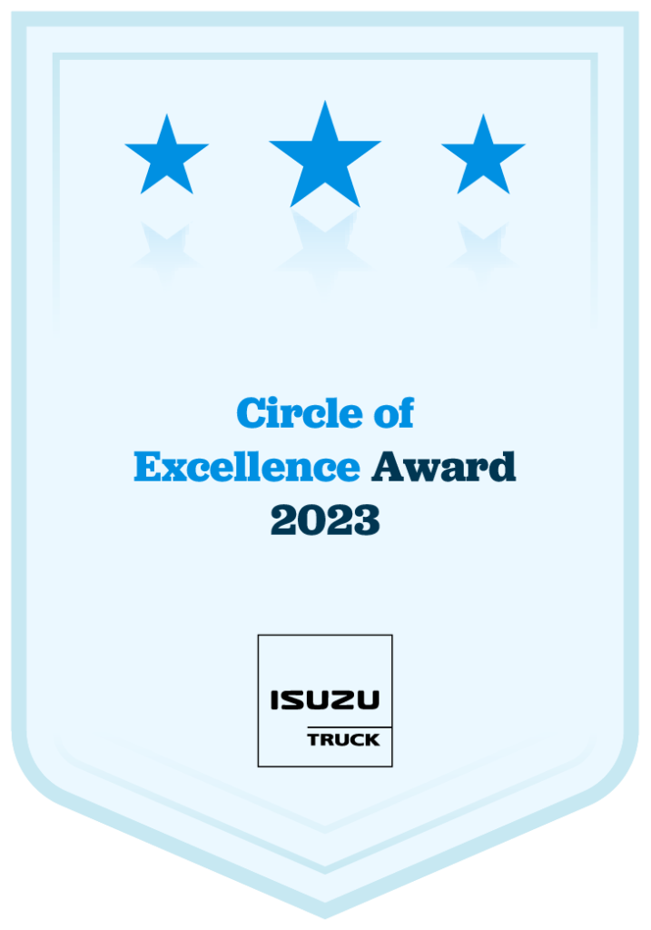 Isuzu Circle of Excellence Award 2023