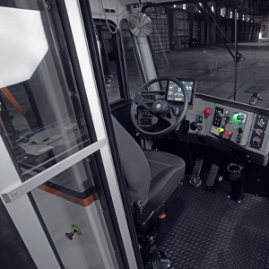 Air-Operated Rear Cab Doors