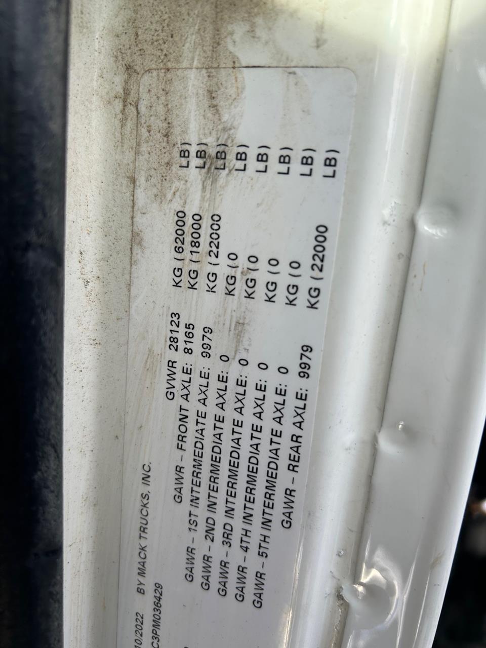 2023 MACK GRANITE 64FR 10026033145 2023 MACK GRANITE 64FR 10026033145