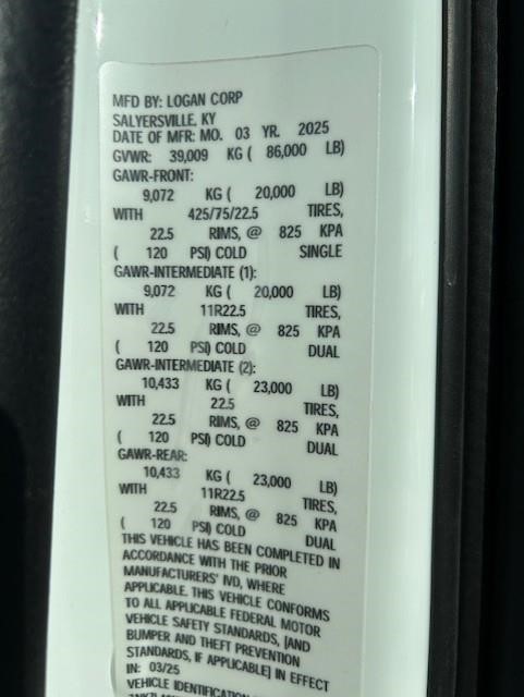 2025 KENWORTH T880 11004278883 2025 KENWORTH T880 11004278883