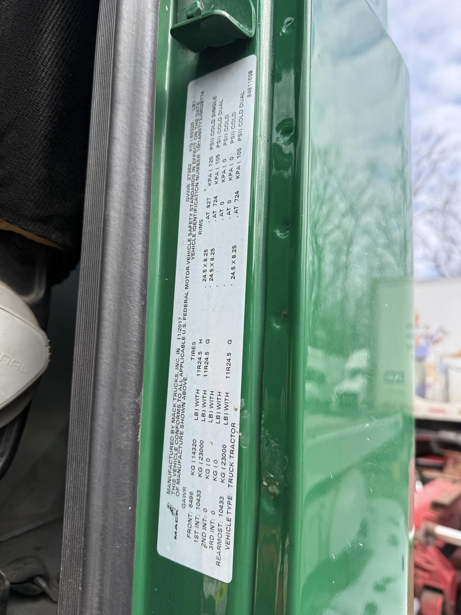 2018 MACK PINNACLE CHU613 11006233718 2018 MACK PINNACLE CHU613 11006233718