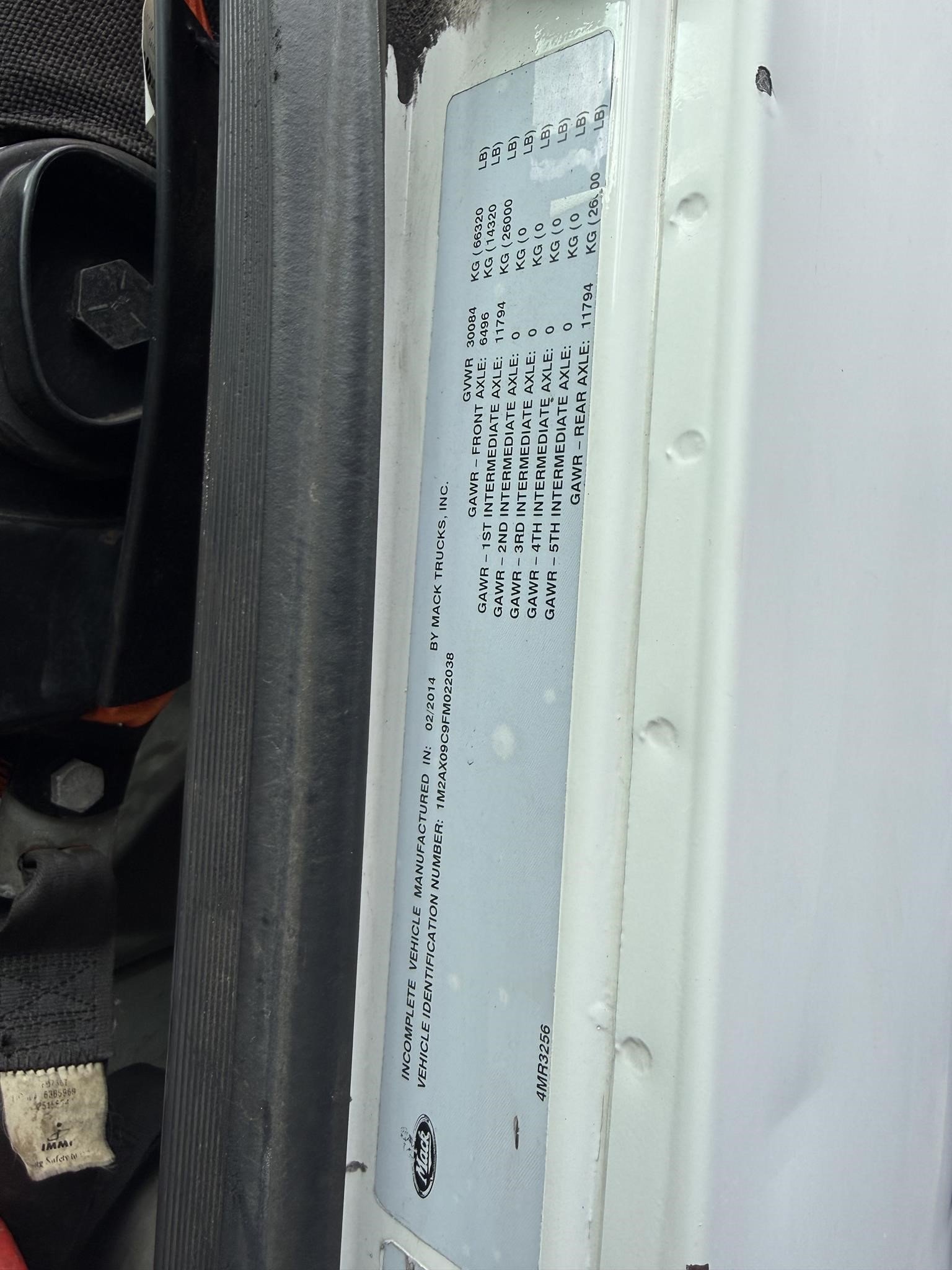 2015 MACK GRANITE GU713 2015 MACK GRANITE GU713 - image 5 of 6