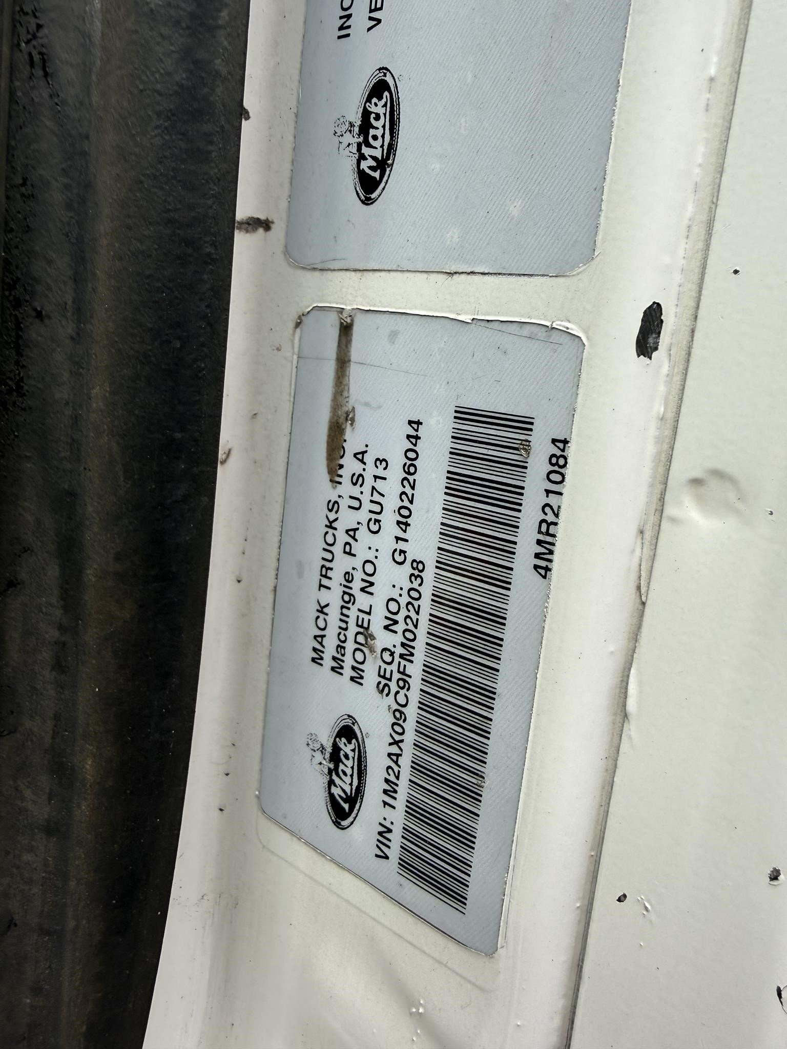 2015 MACK GRANITE GU713 2015 MACK GRANITE GU713 - image 6 of 6